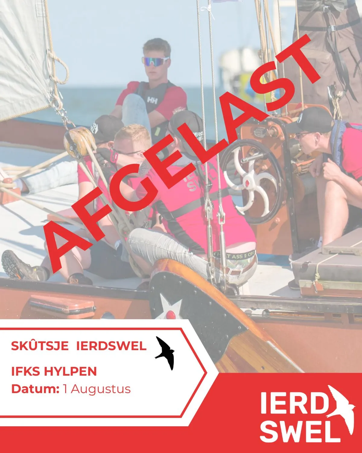 Eerste wedstrijd afgelast